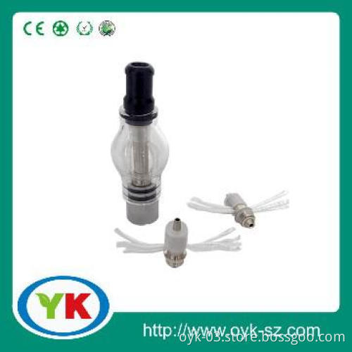 Glass bulb ecigs with changeable coil design